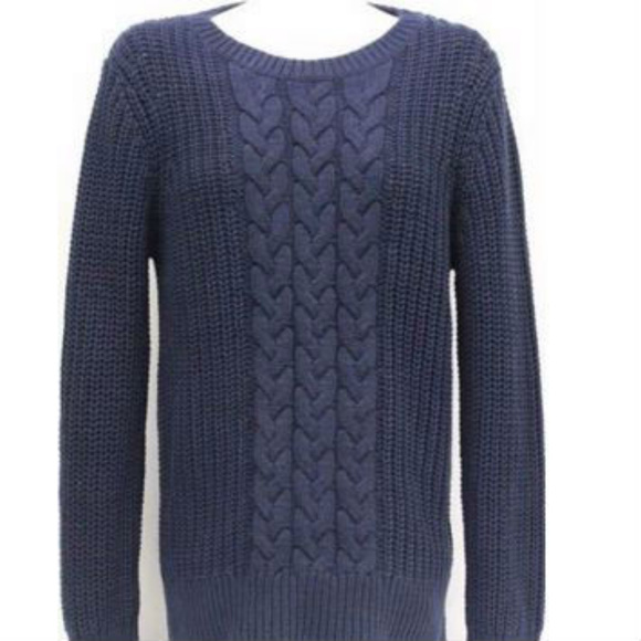 Nautica Sweaters - Nautica Women's Single Cable Knit Tunic Sweater